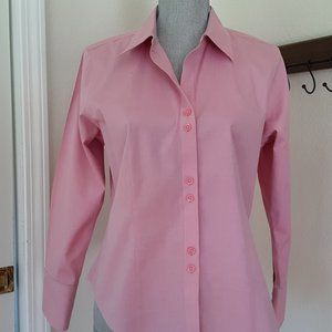 No-iron, button down long sleeve shirt Size 12P